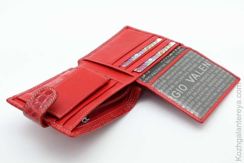 Модель кошелька в два сложения (Bi-fold wallet, маленький кошелек, портмоне)