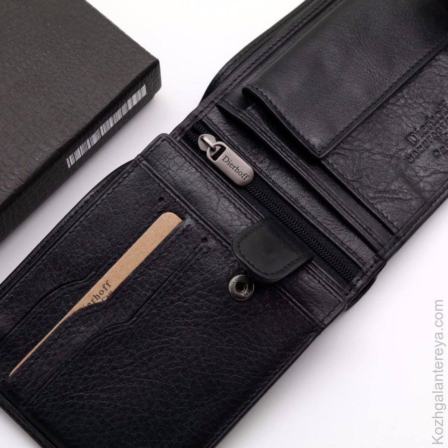 Модель кошелька в два сложения (Bi-fold wallet, маленький кошелек, портмоне)